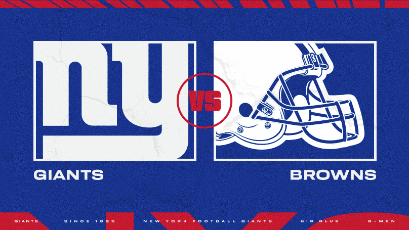 More Info for Giants vs. Browns