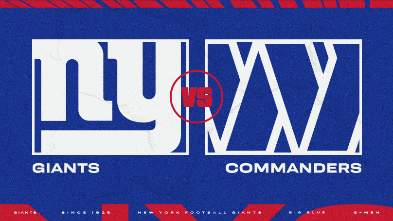 More Info for Giants vs. Commanders
