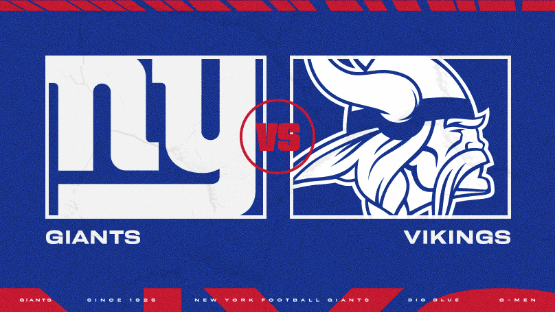 More Info for Giants vs. Vikings